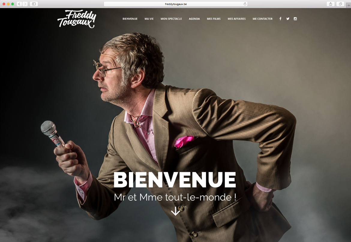 Création site web Freddy Tougaux