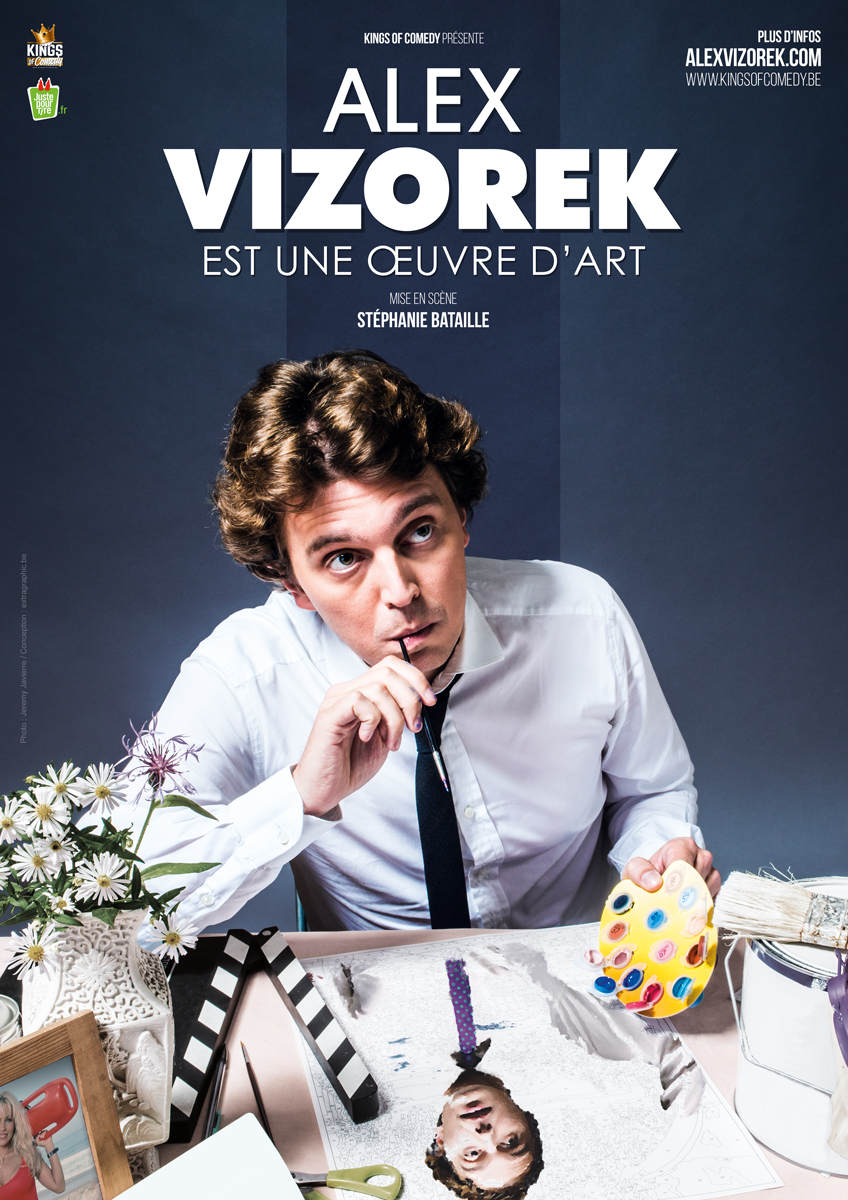 Création Affiche - Alex Vizorek