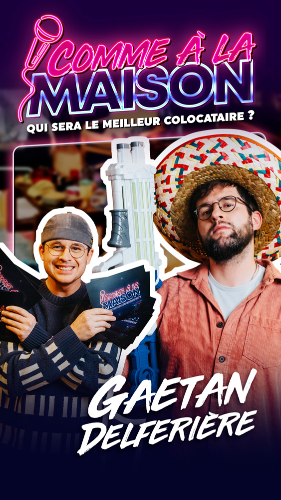 Création logo et identité visuelle pour l'émission Comme à la Maison de GuiHome – ExtraGraphic