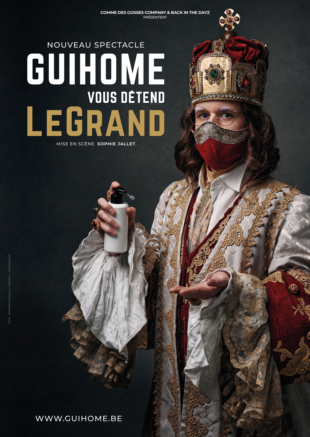 Création d’affiche pour le spectacle de GuiHome vous détend Legrand – ExtraGraphic