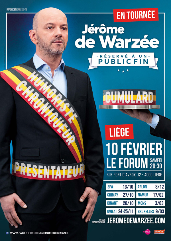 Création affiche Jérôme de Warzée