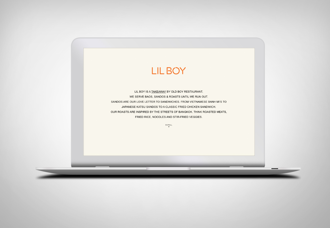 LilBoy Take Away - Web Design & Développement