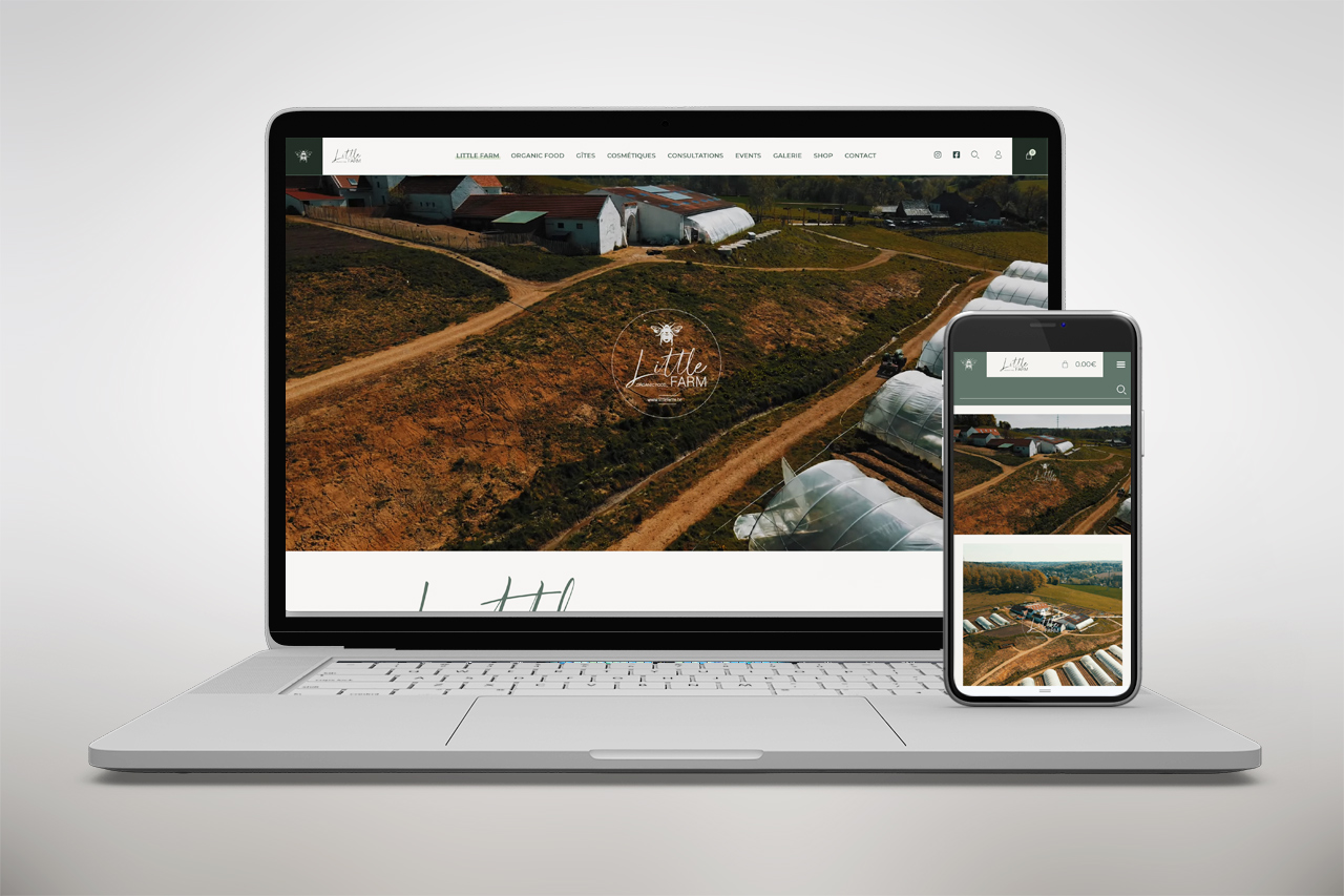 Web design et développement WordPress pour Little Farm - ExtraGraphic