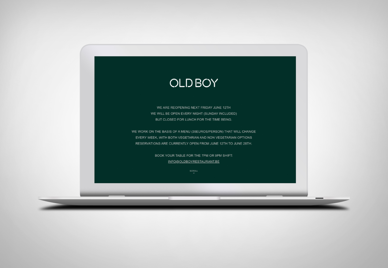 OldBoy Restaurant - Web Design & Développement