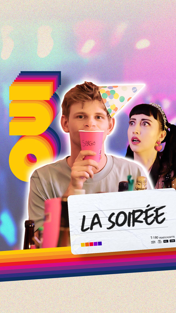 Création de visuels pour les réseaux sociaux pour la websérie OUI – ExtraGraphic