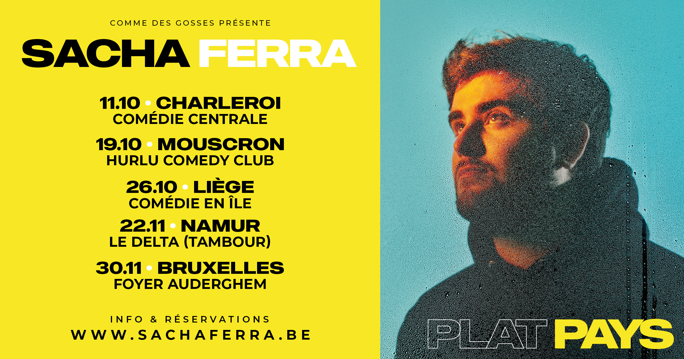 Création visuels réseaux sociaux Sacha Ferra – ExtraGraphic